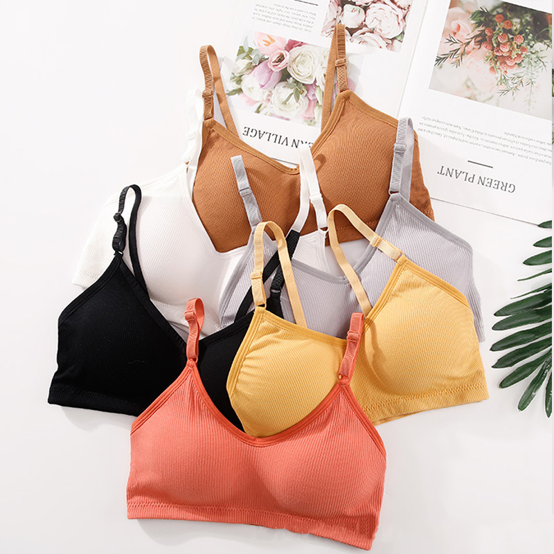 Bralette Triangle Set - Reggiseno Estivo Senza Ferretto da Donna,
