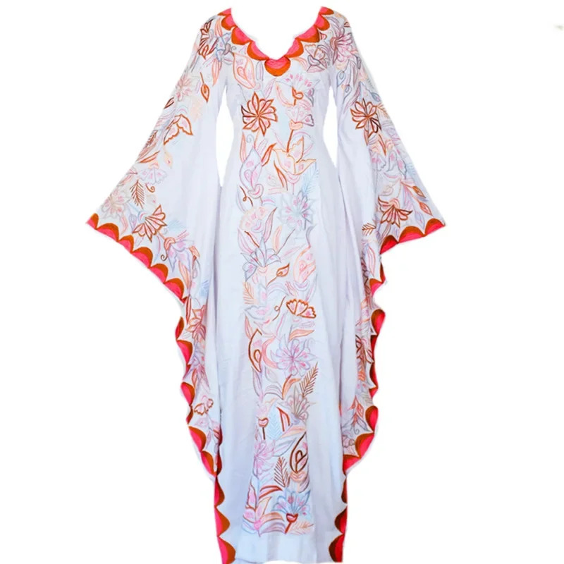 Romper Floral Print - Costume cosplay medievale Vintage donna stampa
