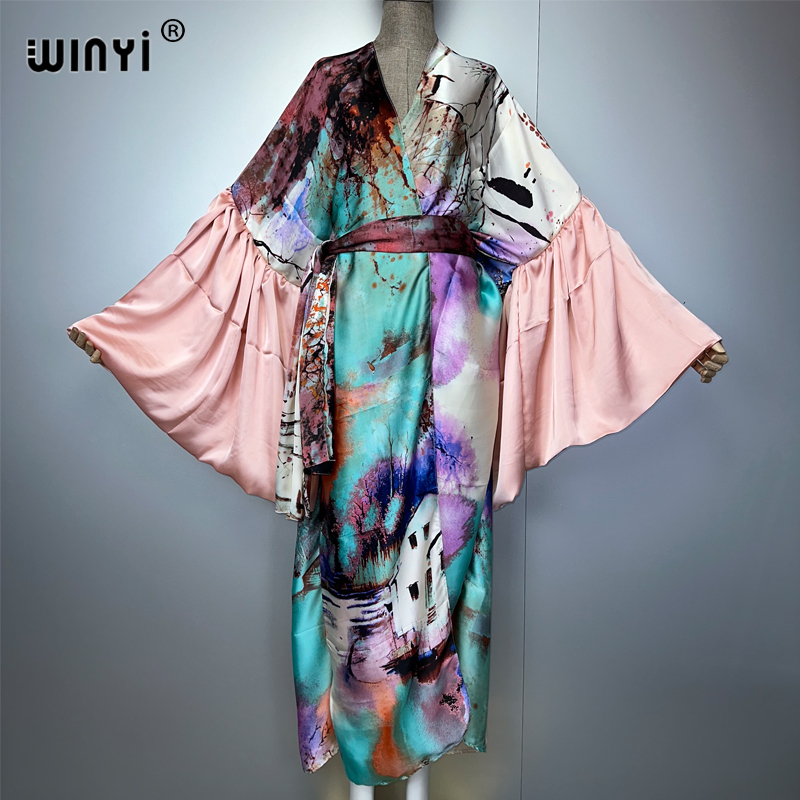Cover Up Kaftan - WINYI Abito da festa estivo Kimono