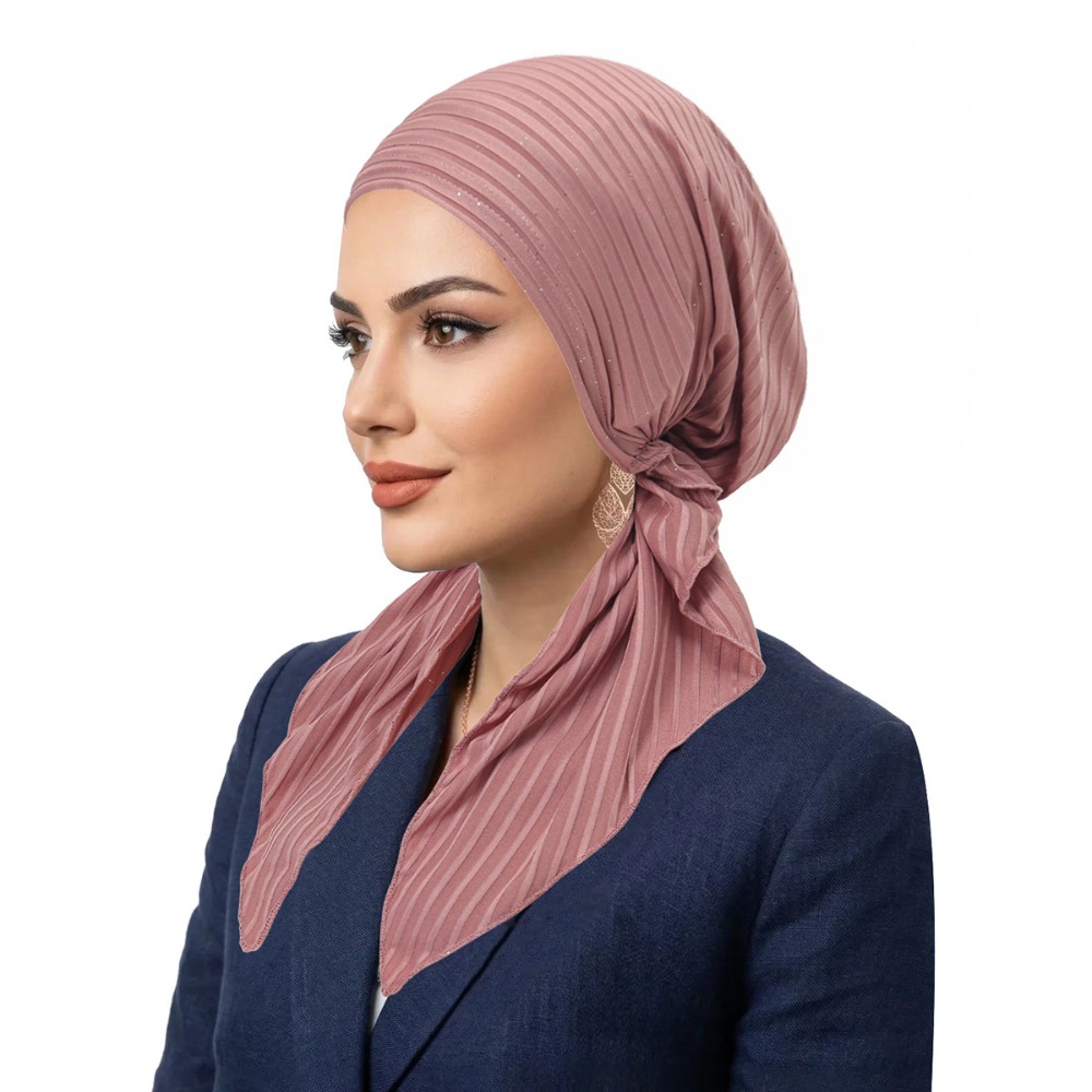 Headband Summer Knit - Turbante Pre-Annodato in Tessuto Elasticizzato alla