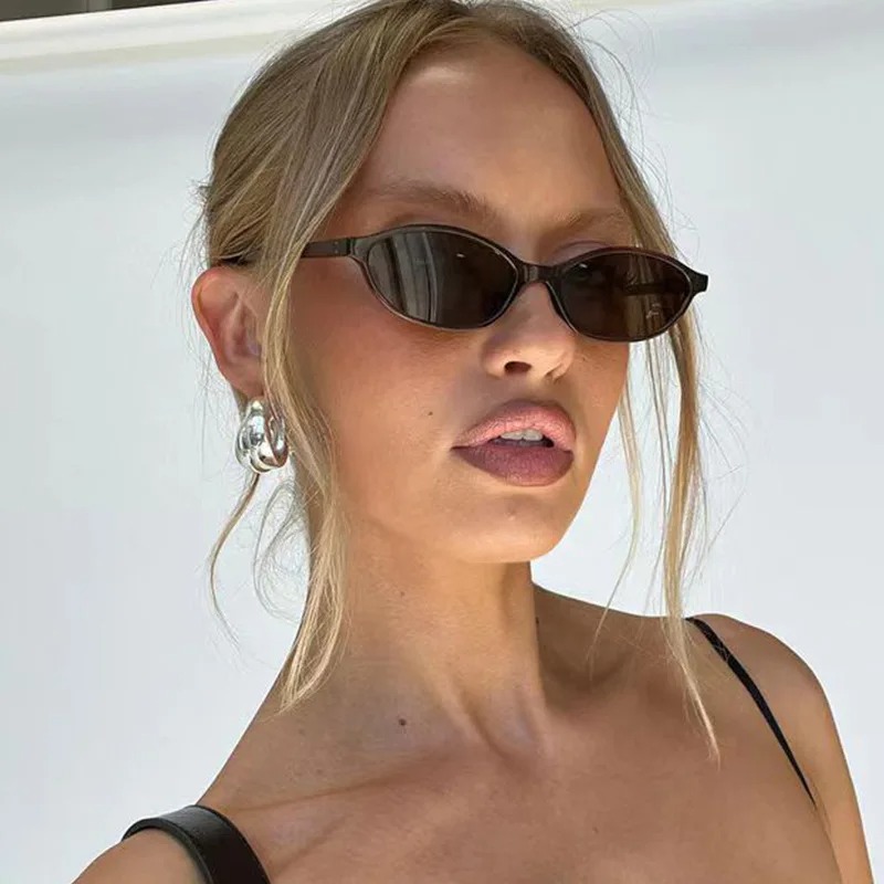 Sunglasses Cat Eye - Occhiali da Sole Retrò con Montatura
