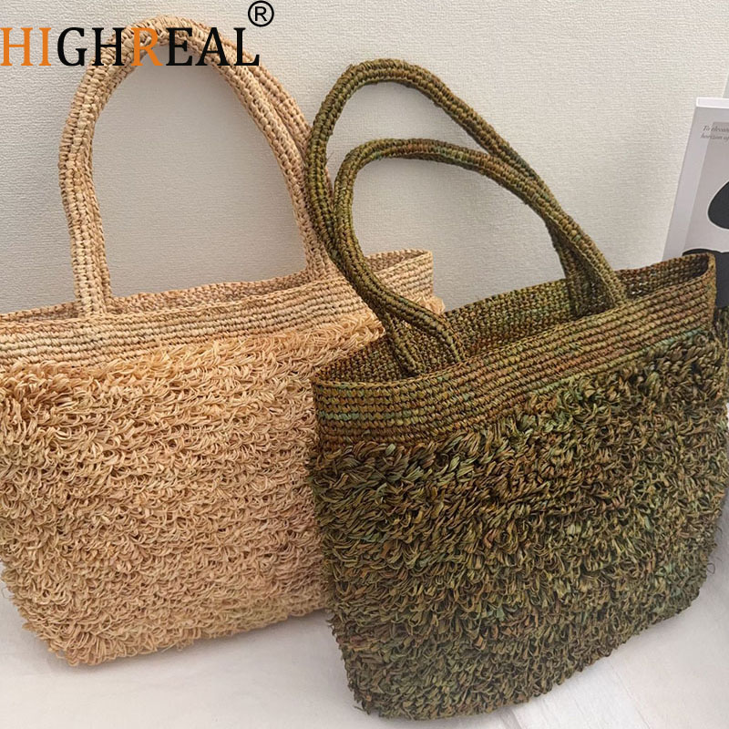 Crochet Bag Raffia - Borsa di Lusso in Paglia di