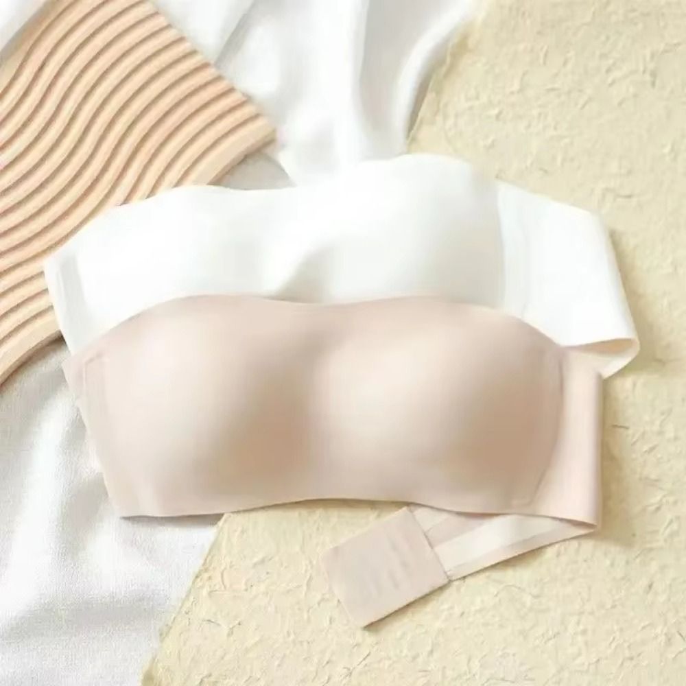 Bralette Triangle Set - Reggiseno avvolto senza spalline in tinta