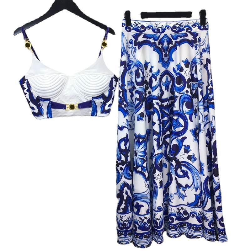 Romper Floral Print - Summer Bohemain Set da 2 pezzi