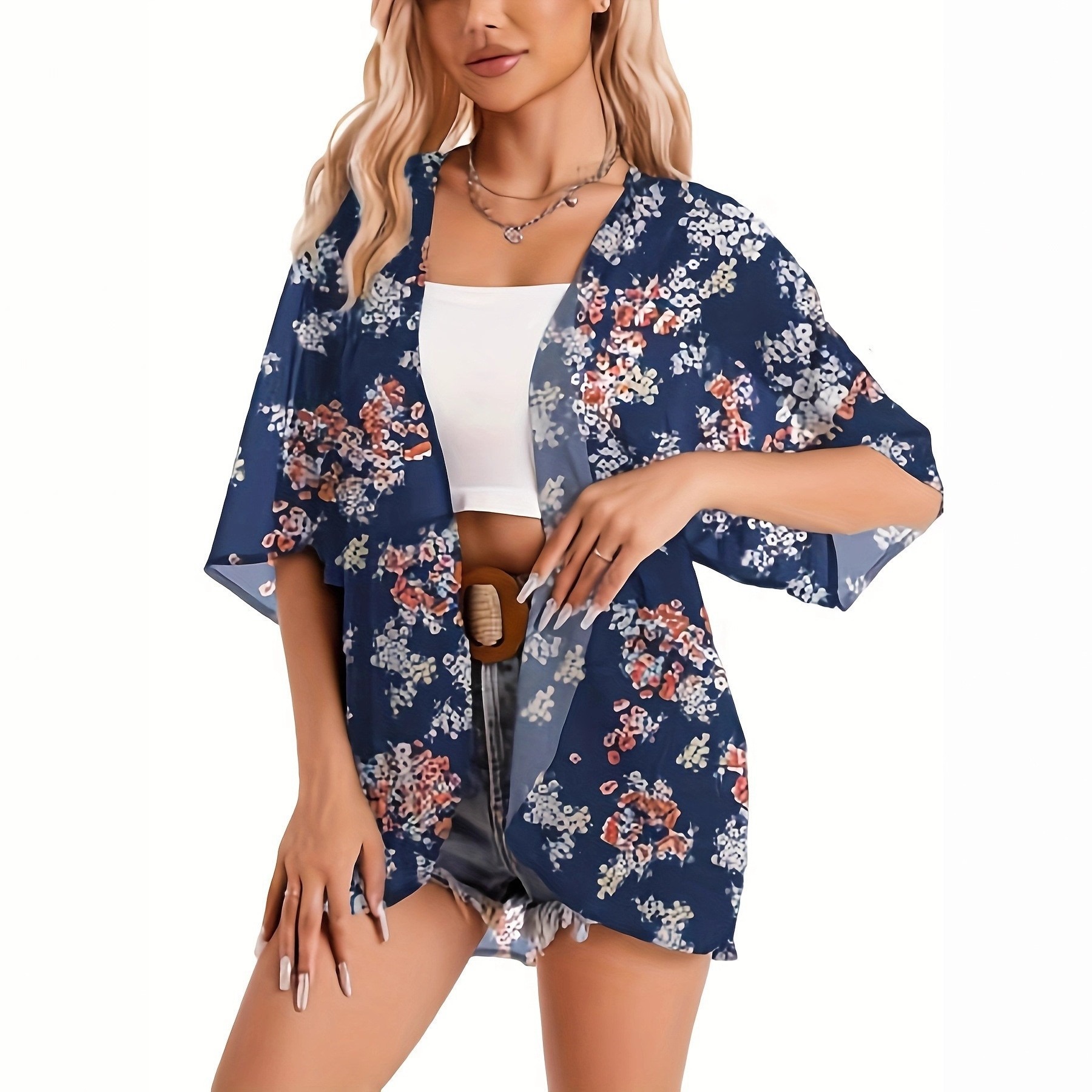 Costume da bagno donna 2025 Ki - Kimono Sheer Floral recensione e prezzo
