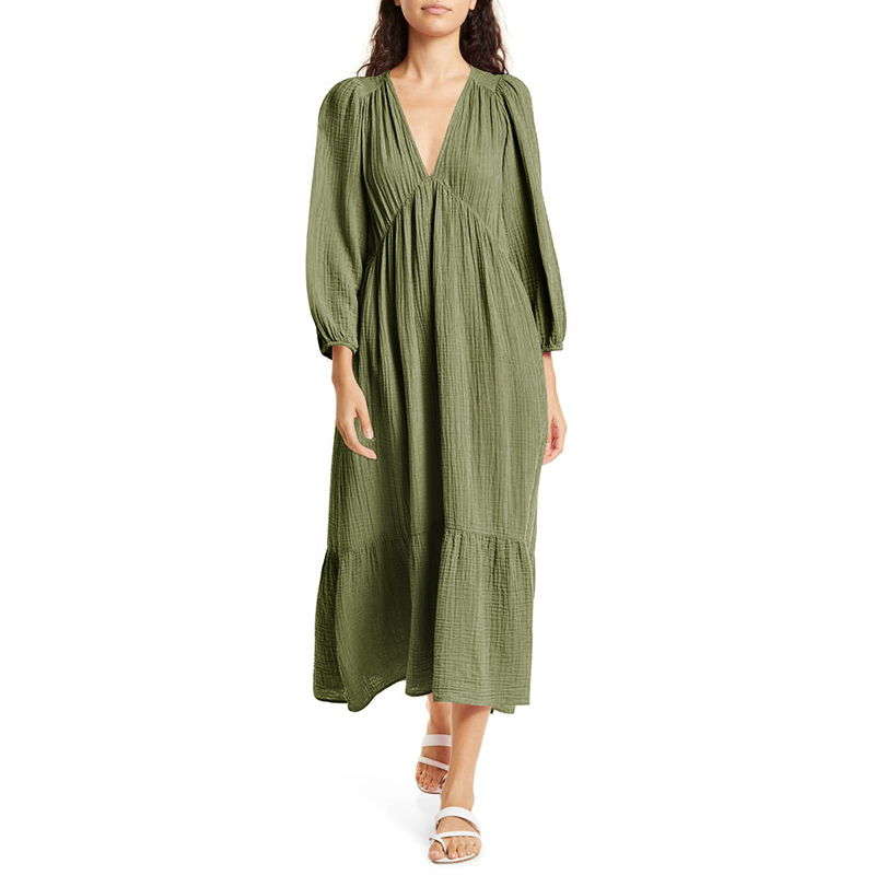 Mussola 100% cotone abiti a ma - Linen Dress Wrap recensione e prezzo