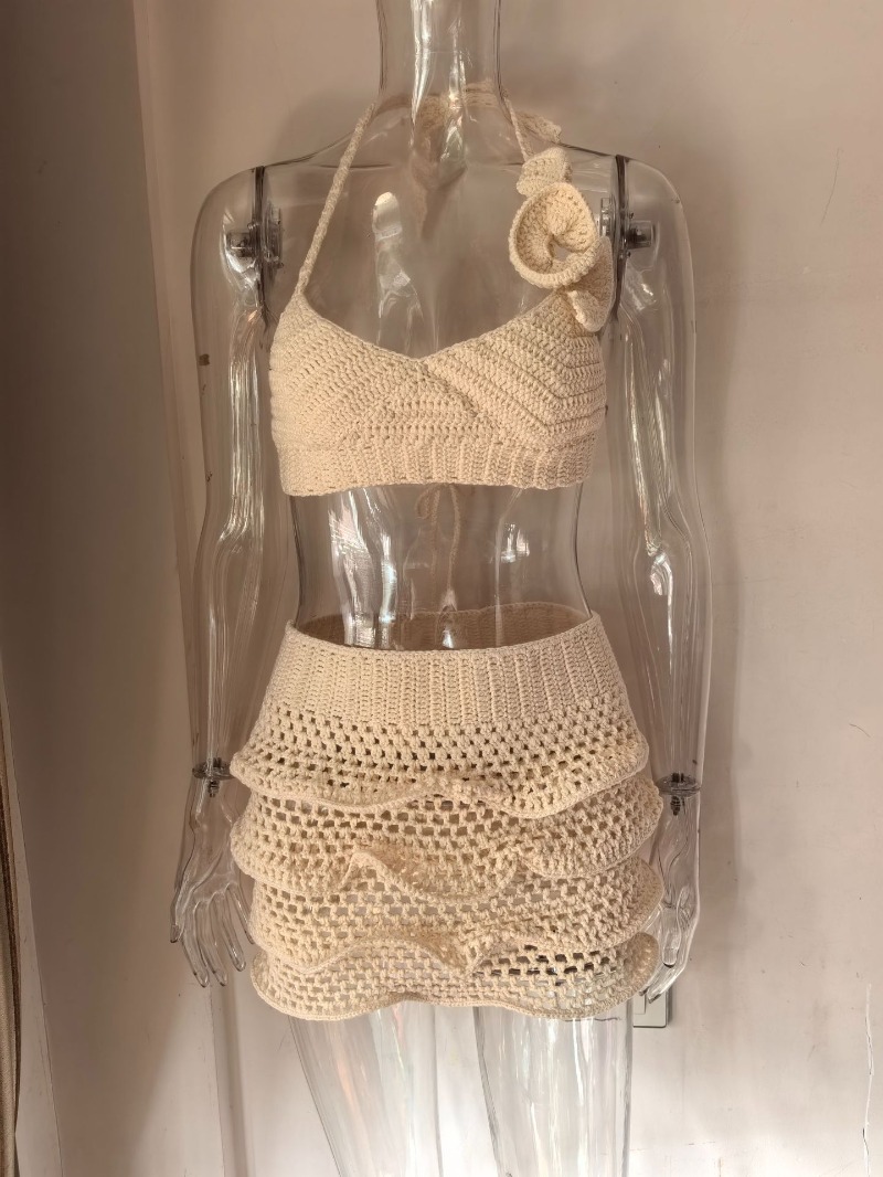 Completo da spiaggia da donna  - Crop Top Crochet recensione e prezzo