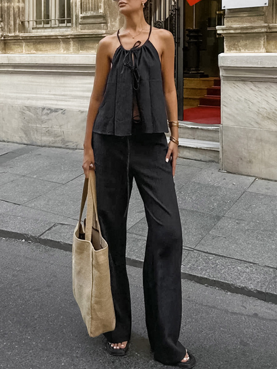 Completo due pezzi da donna 20 - Linen Pant Wide recensione e prezzo