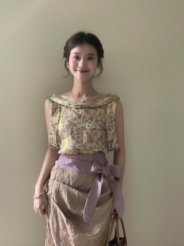 Completo XZY vintage floreale  - Midi Skirt Floral recensione e prezzo
