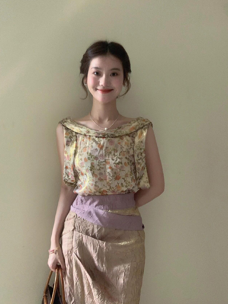Completo XZY vintage floreale  - Midi Skirt Floral recensione e prezzo