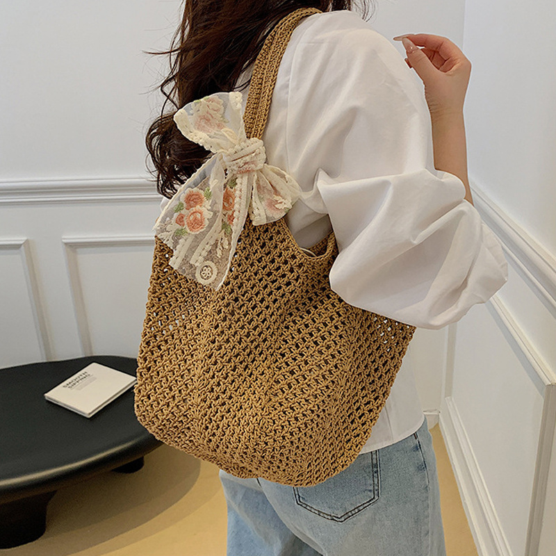 Borse Tote Estive in Pizzo con - Crochet Bag Raffia recensione e prezzo