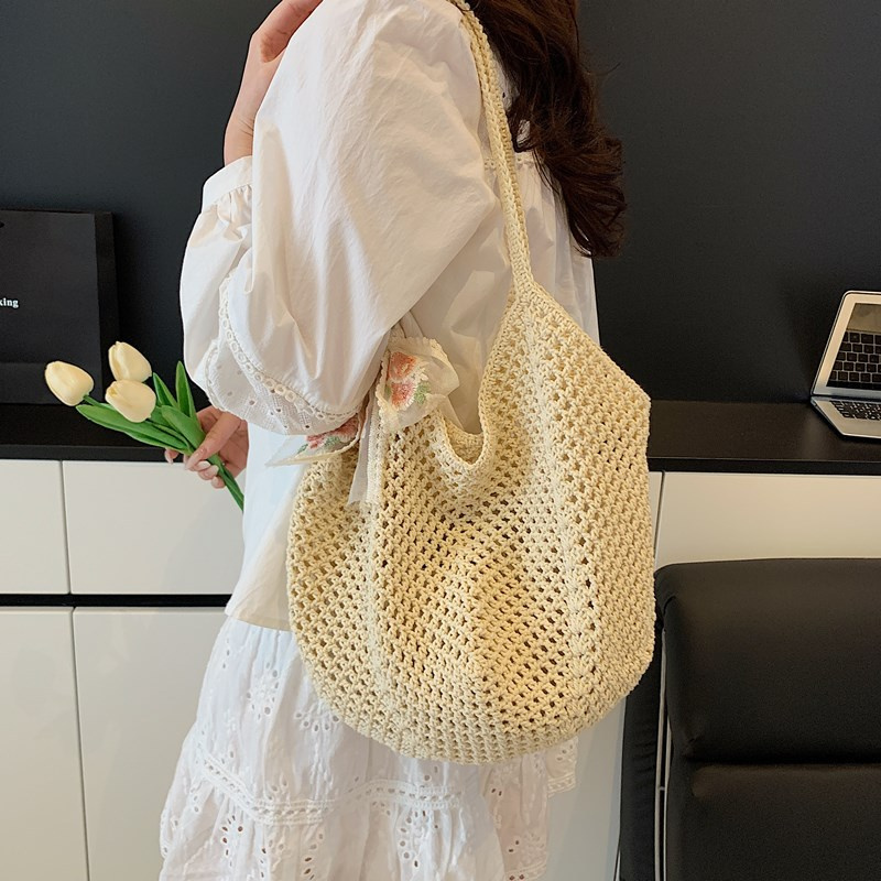 Borse Tote Estive in Pizzo con - Crochet Bag Raffia recensione e prezzo