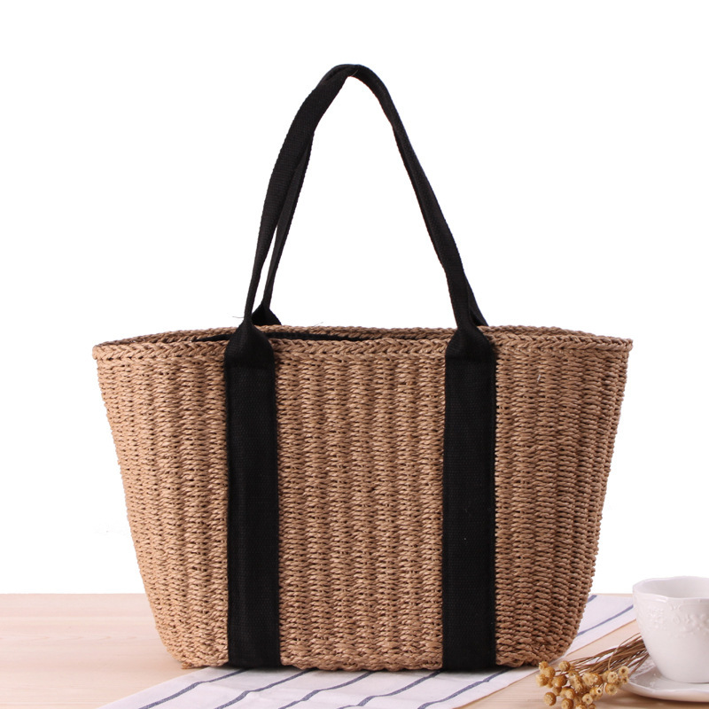Borsa Tote da donna in paglia  - Crochet Bag Raffia recensione e prezzo