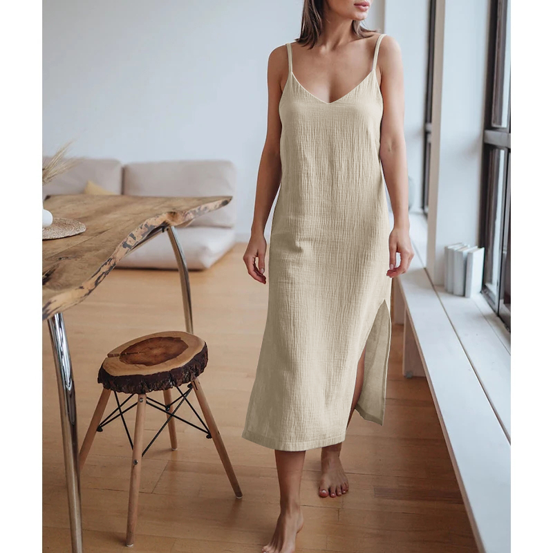 Mussola 100% cotone garza abit - Linen Dress Wrap recensione e prezzo