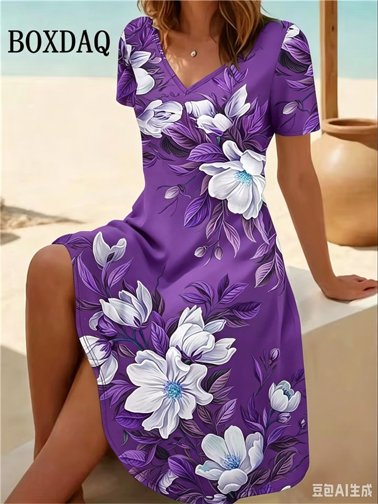 Abiti da donna taglie forti 6X - Romper Floral Print recensione e prezzo