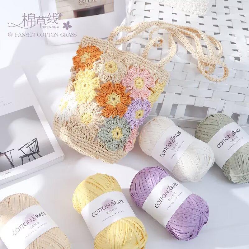 Filato di Cotone 50g Stile Raf - Crochet Bag Raffia recensione e prezzo