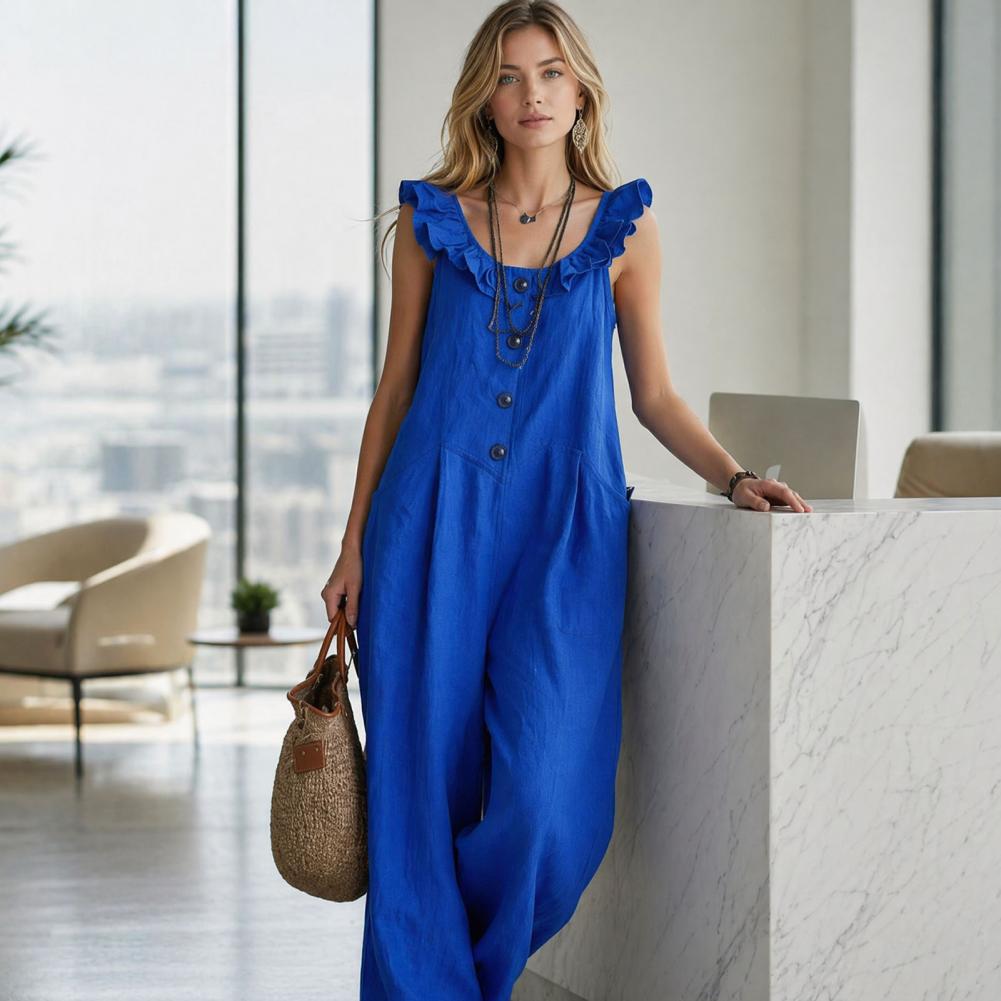 Tuta intera da donna a vestibi - Jumpsuit Linen Relaxed recensione e prezzo