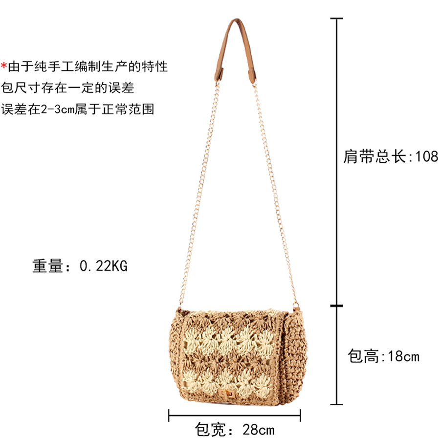 Borse a tracolla in paglia da  - Crochet Bag Raffia recensione e prezzo