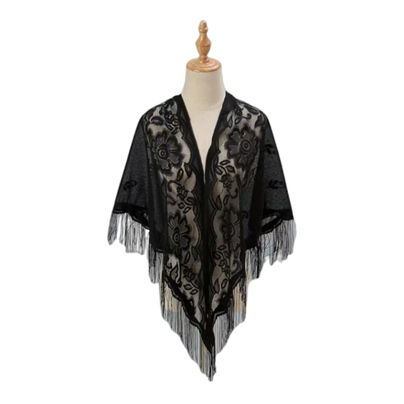 Sciarpa Floreale in Pizzo da D - Kimono Sheer Floral recensione e prezzo