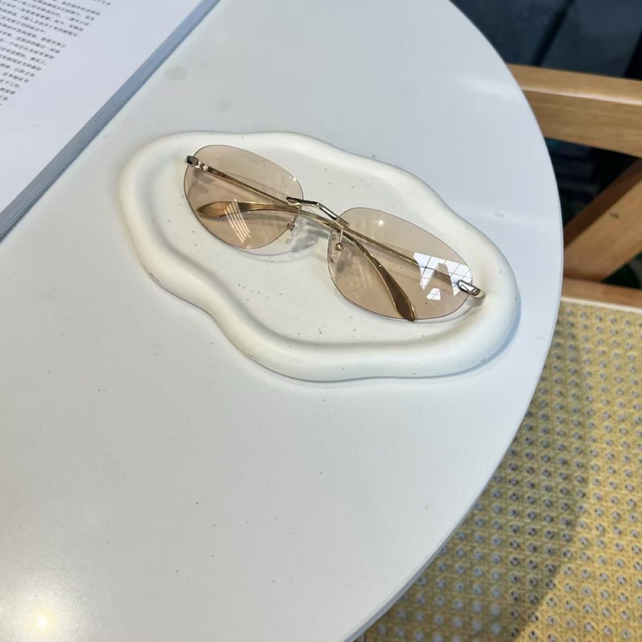 Tonalità senza montatura UV400 - Sunglasses Cat Eye recensione e prezzo