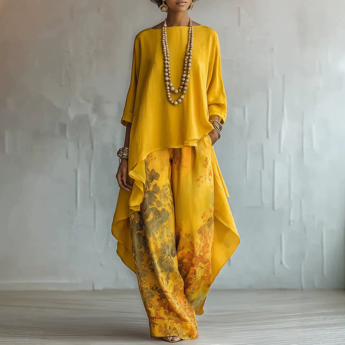 Completo da donna in lino a 2  - Linen Pant Wide recensione e prezzo