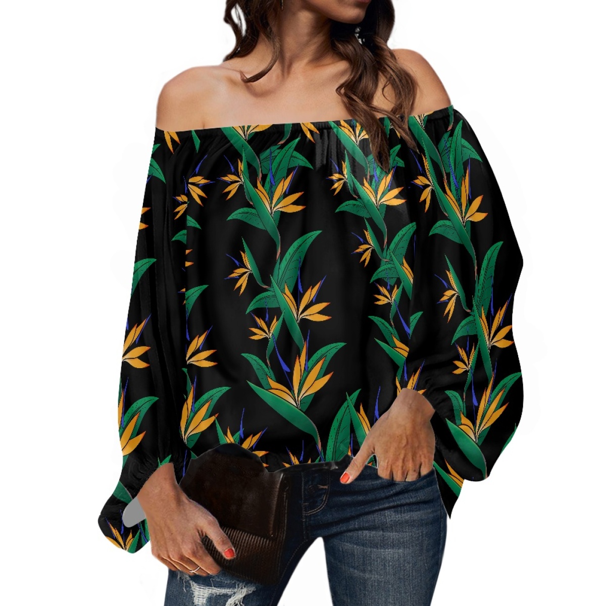 Abbigliamento Tribale Polinesi - Blouse Off Shoulder recensione e prezzo