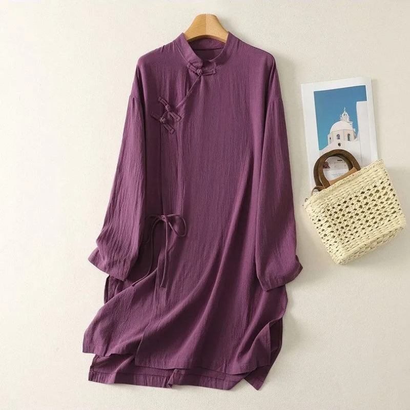 Abito Tunica da Donna in Lino  - Linen Dress Wrap recensione e prezzo