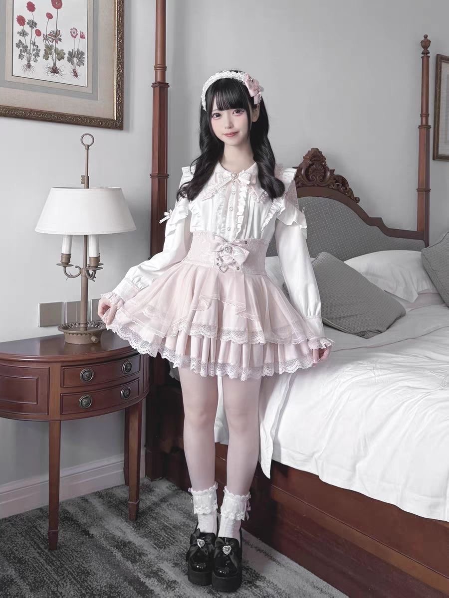 Set di Gonne Harajuku Kawaii p - Blouse Off Shoulder recensione e prezzo
