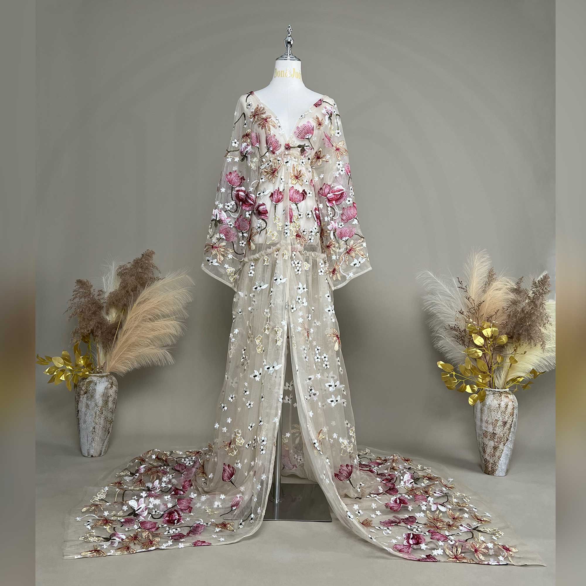 Abito da sera/da sposa stile k - Kimono Sheer Floral recensione e prezzo