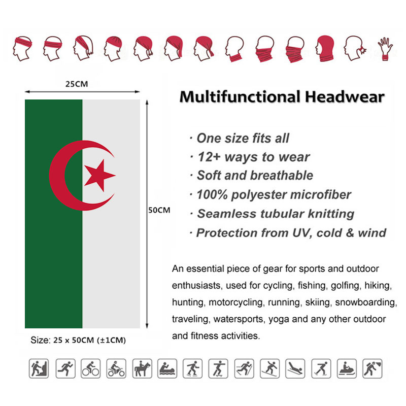 Bandiera dell'Algeria Stampata - Headband Summer Knit recensione e prezzo