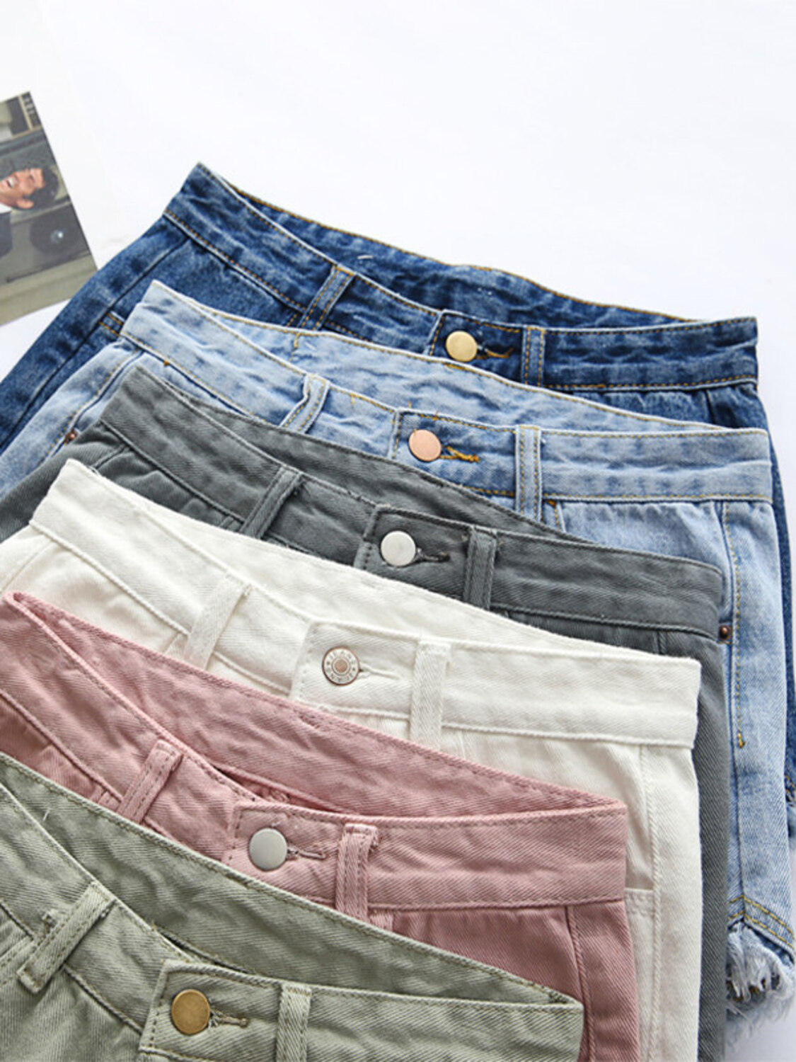 Shorts in denim a vita alta da - Shorts Denim Frayed recensione e prezzo