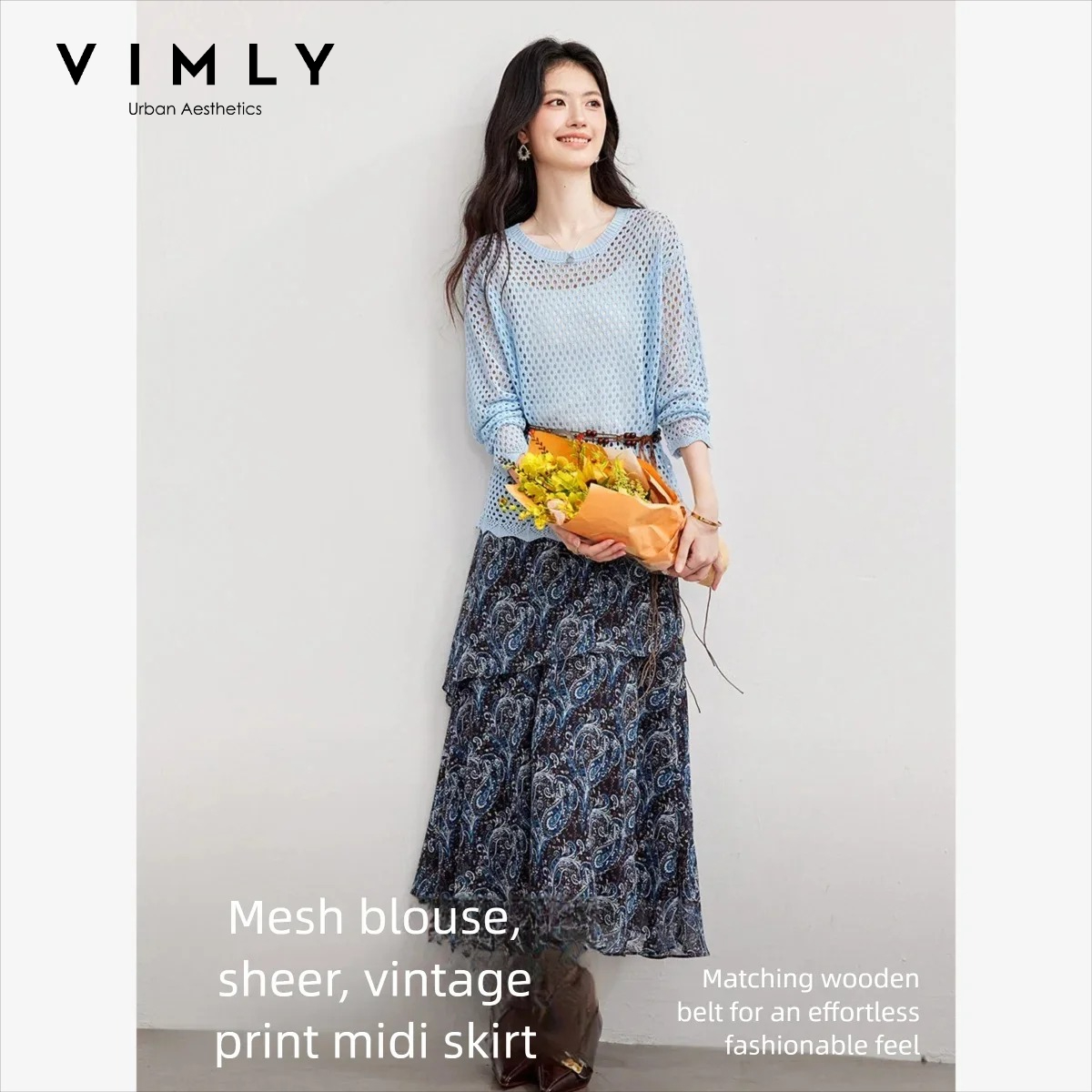 VIMLY Completo Due Pezzi da Do - Midi Skirt Floral recensione e prezzo