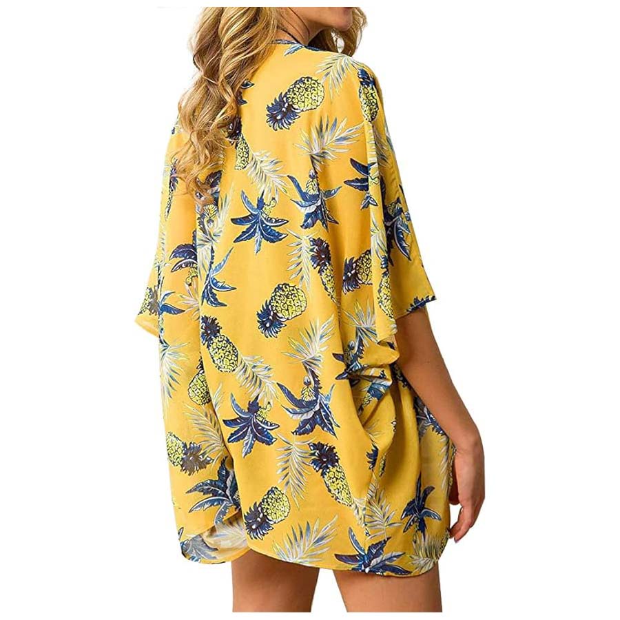 Cardigan kimono in chiffon tra - Kimono Sheer Floral recensione e prezzo