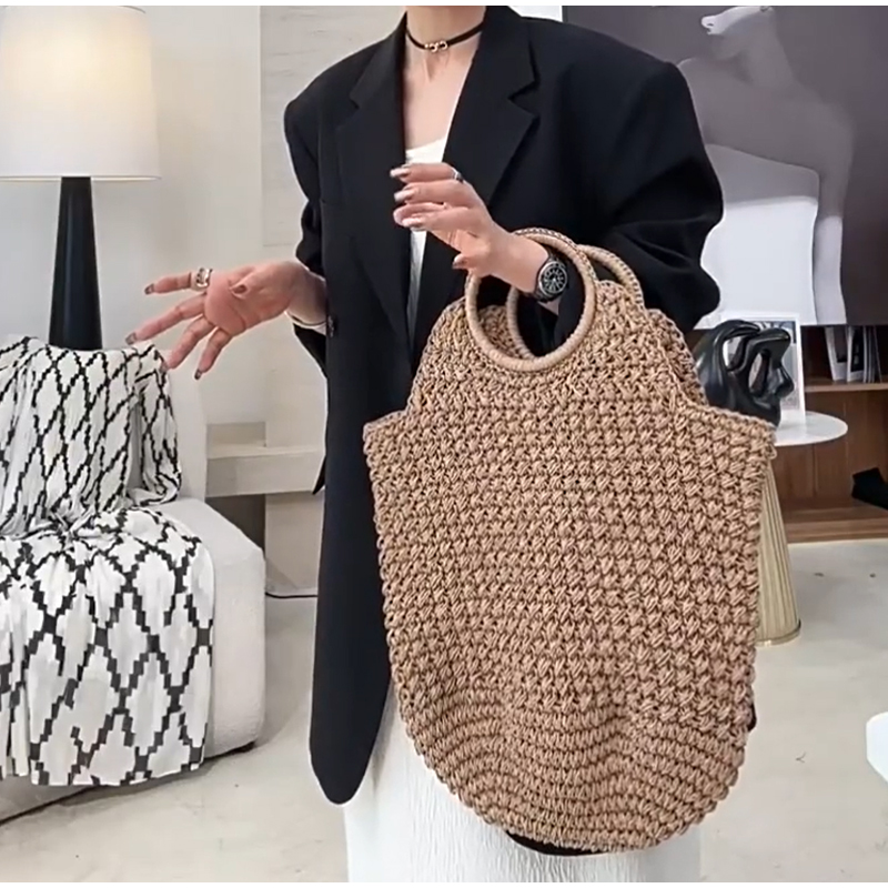 Pochette in tessuto di marca d - Crochet Bag Raffia recensione e prezzo