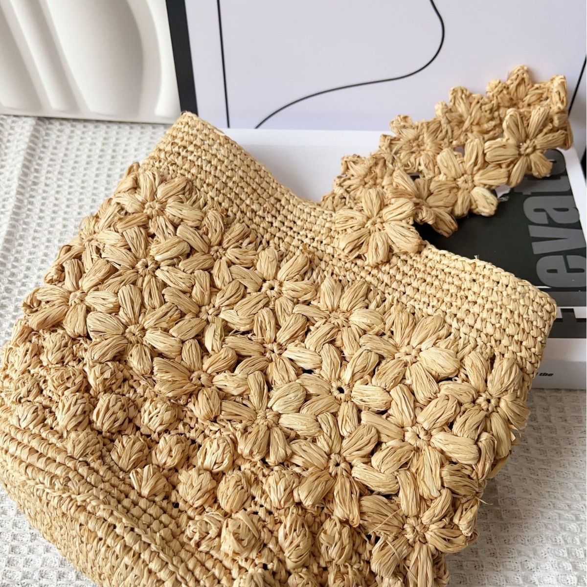 Borsa a secchiello estiva da d - Crochet Bag Raffia recensione e prezzo