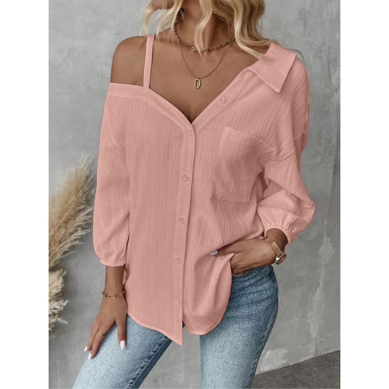 Taglie forti1XL-5XL Camicette  - Blouse Off Shoulder recensione e prezzo