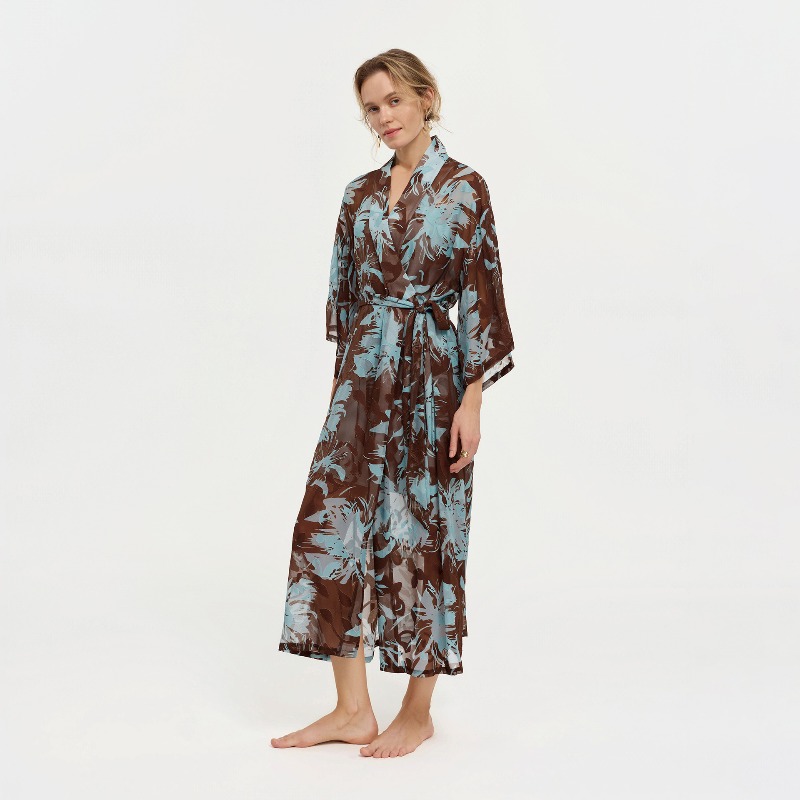 Kimono da Donna in Chiffon Tra - Kimono Sheer Floral recensione e prezzo