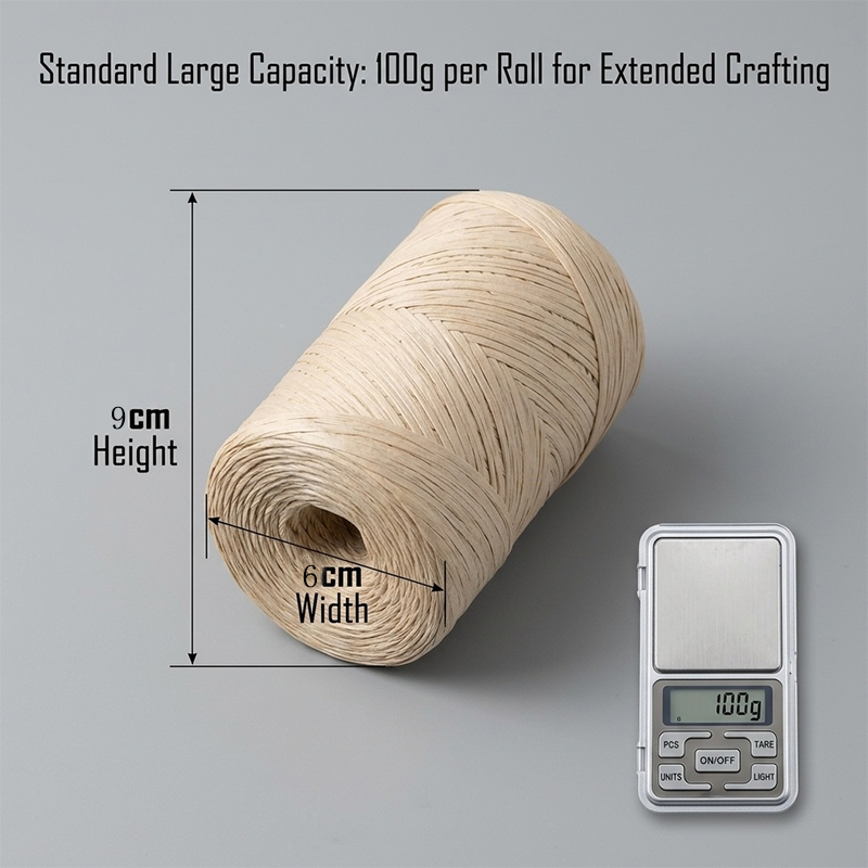 150m Filato di Rafia Naturale  - Crochet Bag Raffia recensione e prezzo
